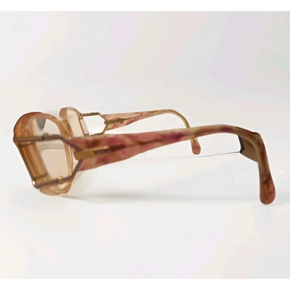 SL Gold & Marble Pink Vintage Eyeglass